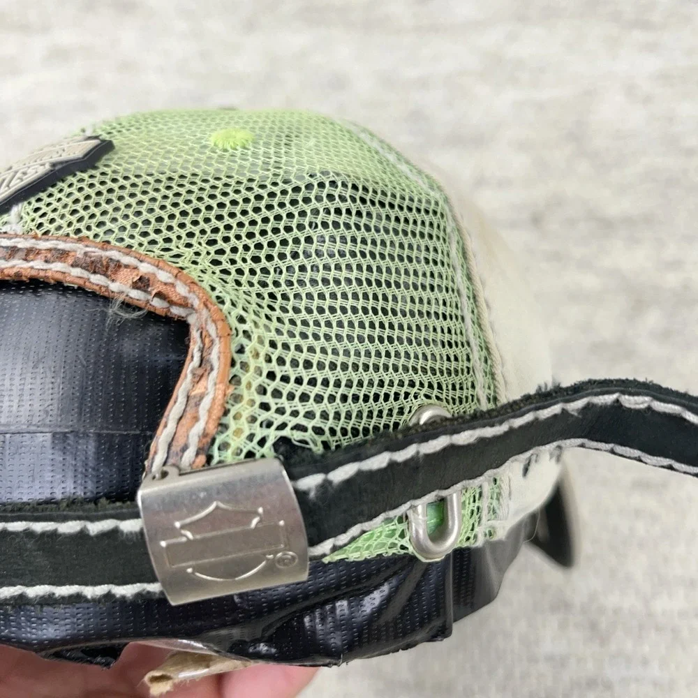 Harley Davidson Dad Hat‎ Cap Strap Back Bahamas Distressed Frayed Worn Adult